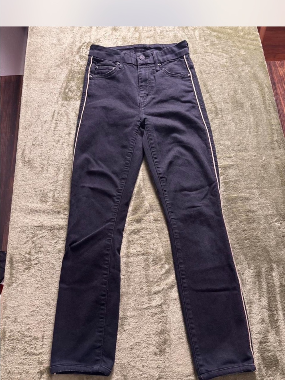 MOTHER Black Denim Jeans